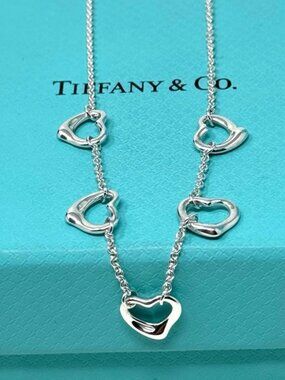 Tiffany & Co. Elsa Peretti 5-Heart Necklace